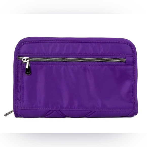 NWT Lug Zeppelin 2 RFID Wristlet Wallet - Grape Purple - Picture 3 of 8